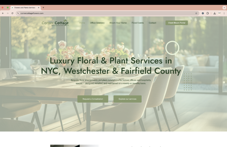 Corner Cottage Flowers